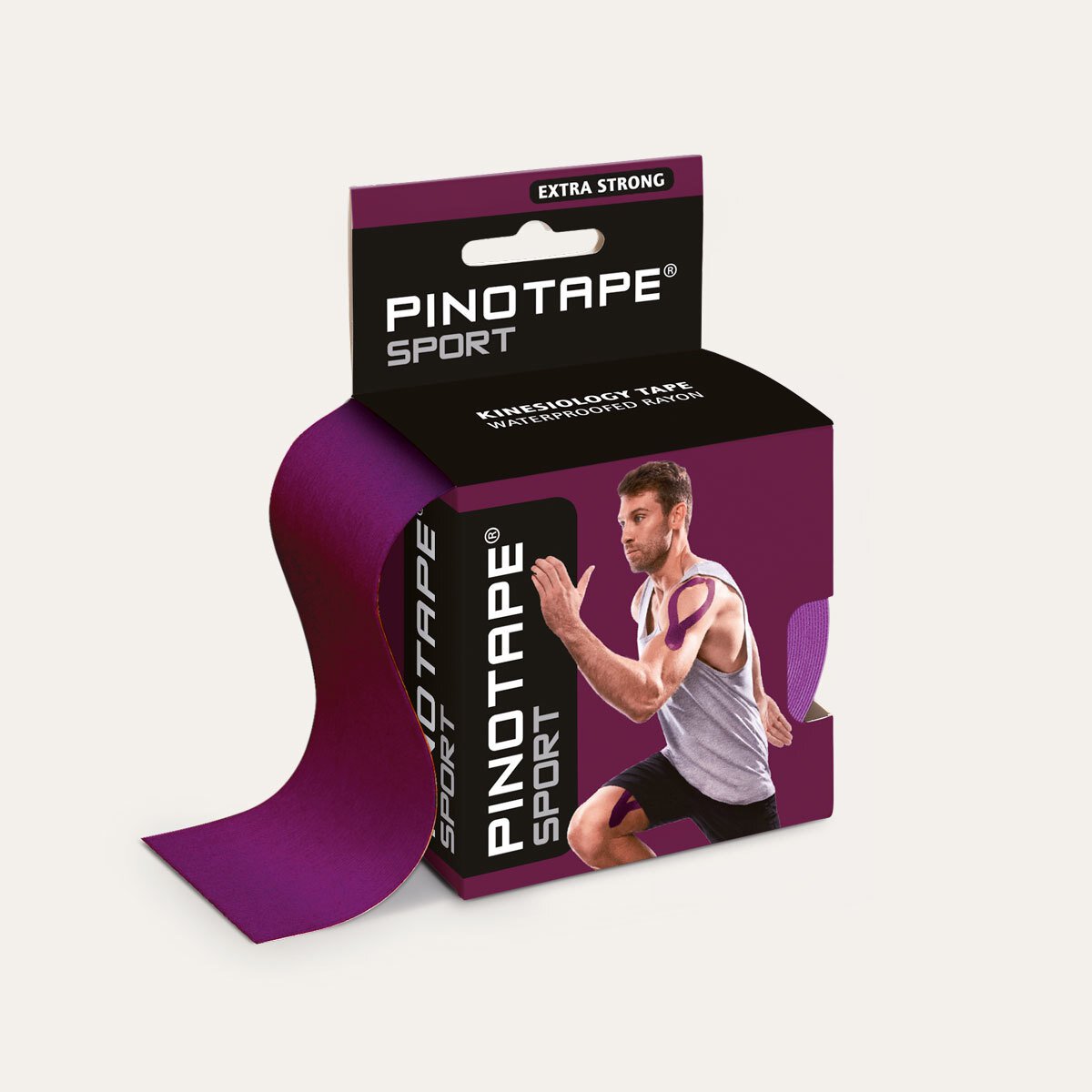 Kinesiology Tape Sport aubergine(Dark Purple) - medisports