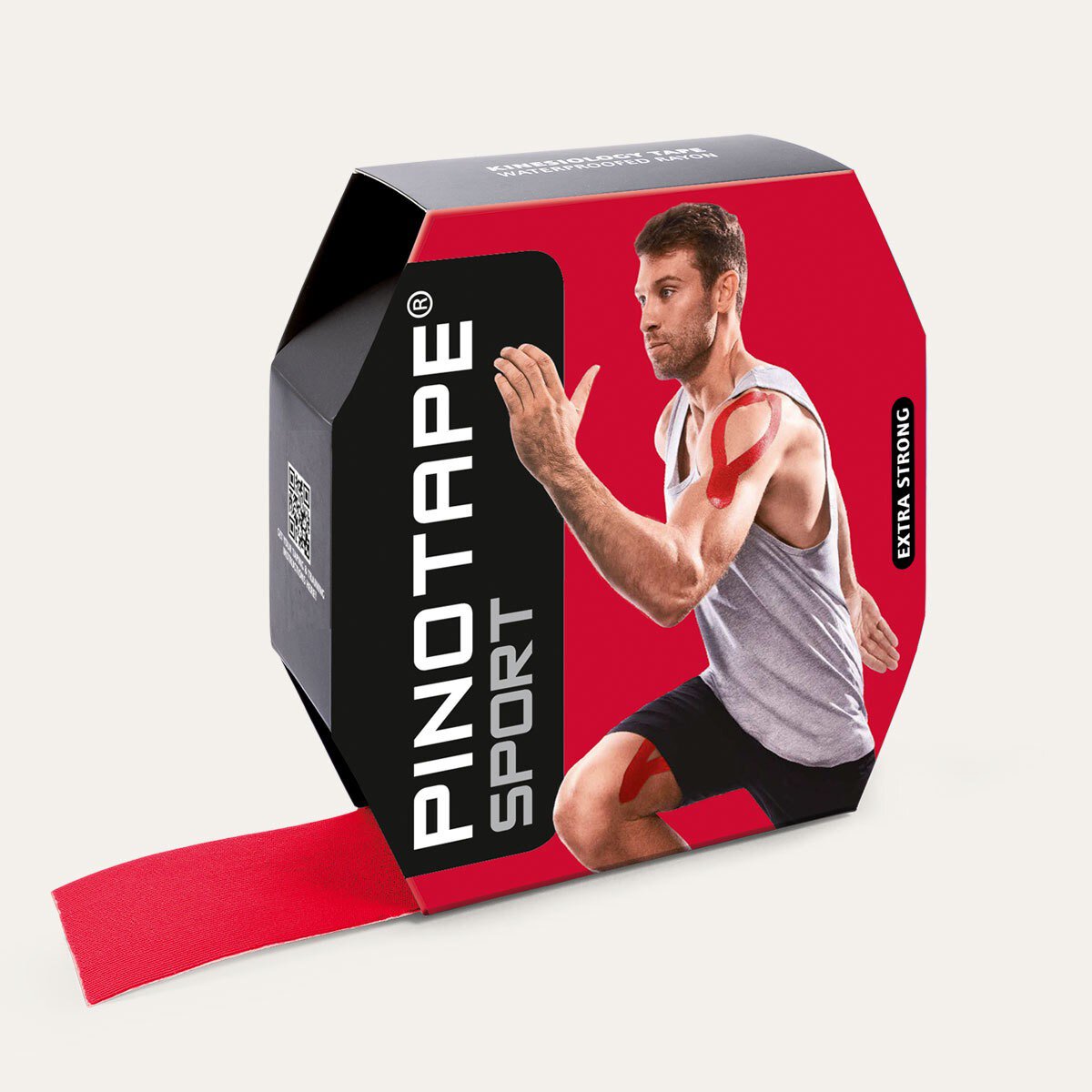 Kinesiology Tape Sport red (31m) - medisports