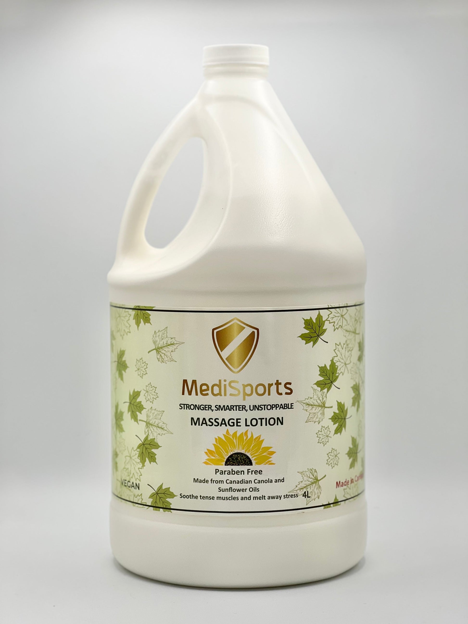 MediSports VEGAN Massage Lotion – 4 Litre - medisports