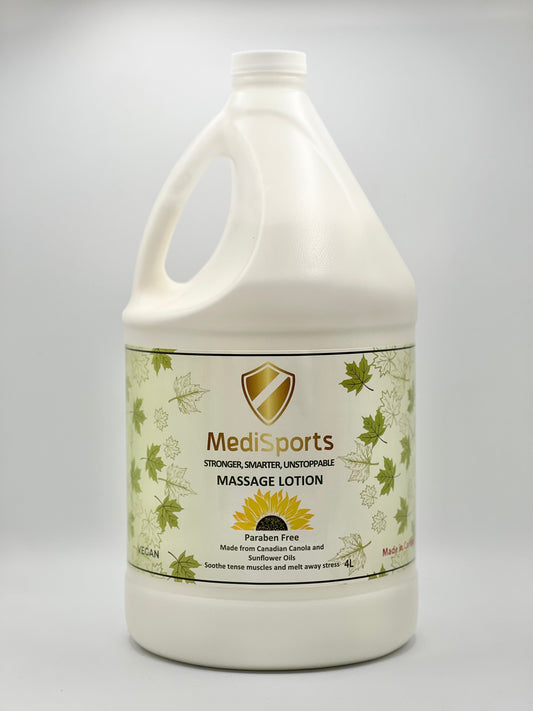 MediSports VEGAN Massage Lotion – 4 Litre - medisports