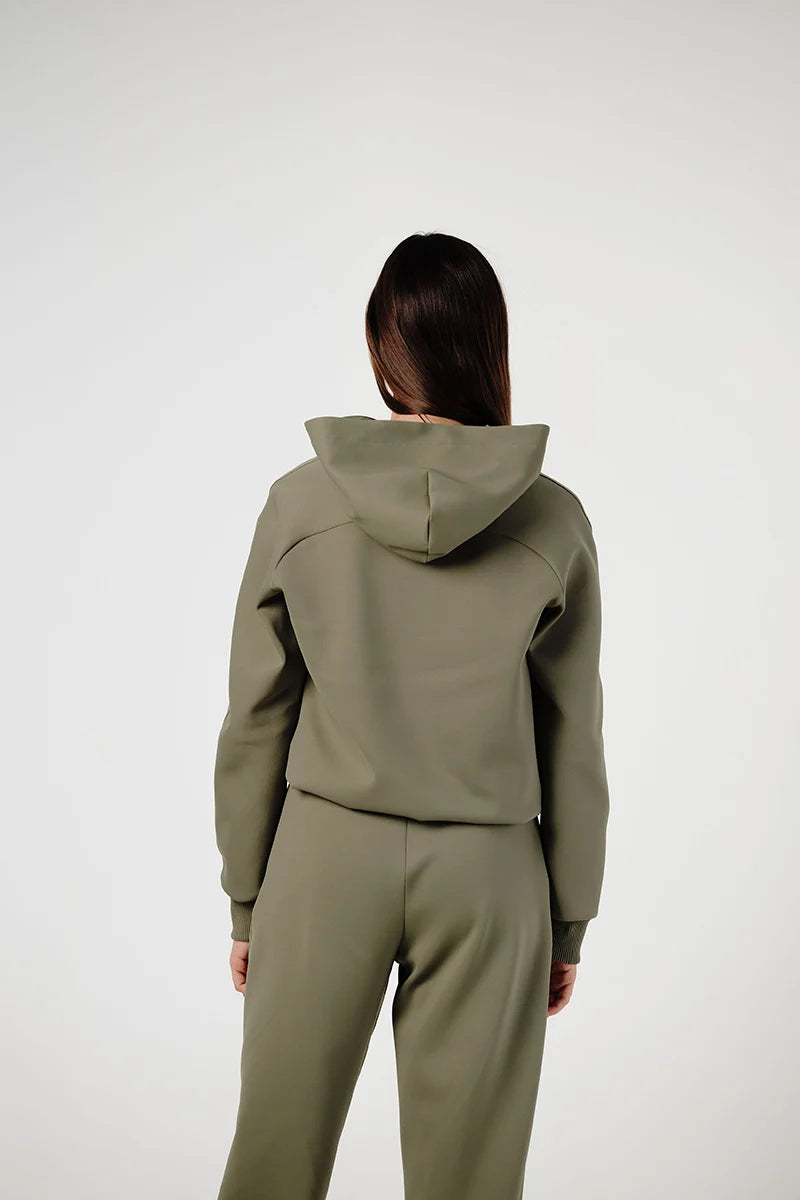 RectoVerso-Hoodie (Olive) - medisports