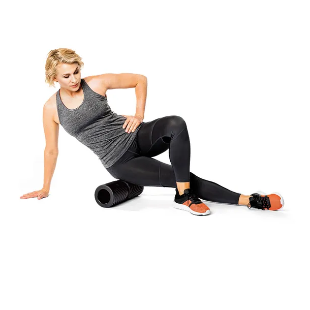 Foam roller Wave Pro black - physio supplies canada