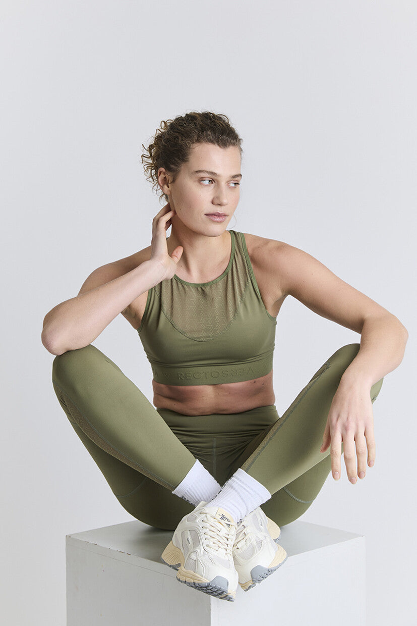 Olive sports bra - medisports