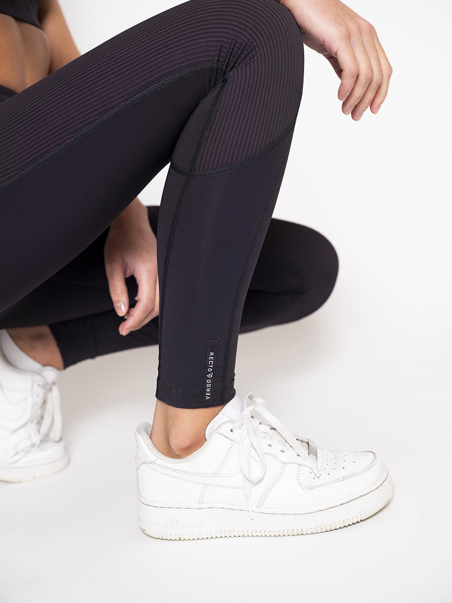 Rectoverso- Rebel Black legging - medisports