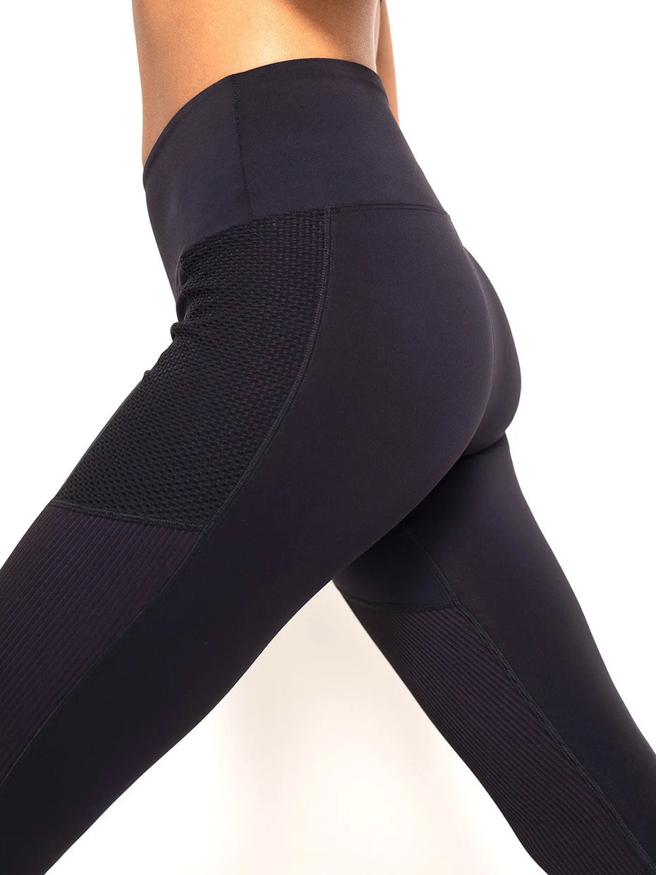 Rectoverso- Rebel Black legging - medisports